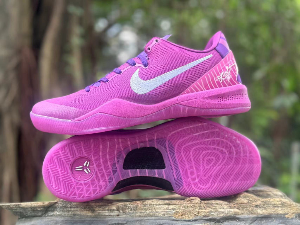 Nike Kobe 8 Basketball Shoes, Purple and Pink