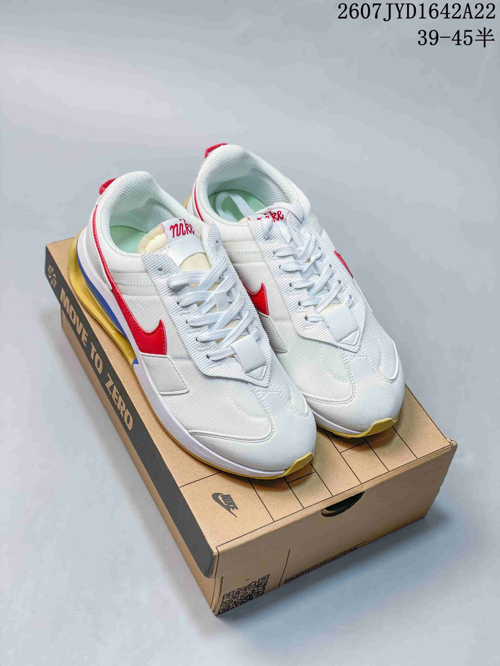 Nike Air Max Pre-Day Low-Top Sneakers White Red Blue Yellow