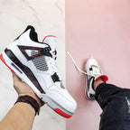 Jordan Air Jordan 4 Pale Citron Sneakers White Black Red