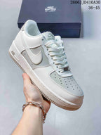 Nike Air Force 1 '07 Low Sneakers, White and Light Grey