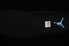 Jordan Air Jordan 12 Retro Black and Gamma Blue High-Top Sneakers