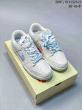 Nike Dunk Low Retro x IP White Light Blue Sneakers 2607JVD1152A22