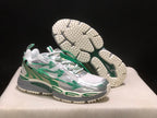 OFF-WHITE Be Right Back Sneakers White Silver Green