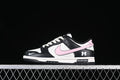 Nike SB Dunk Low Black White Pink Bow Sneakers