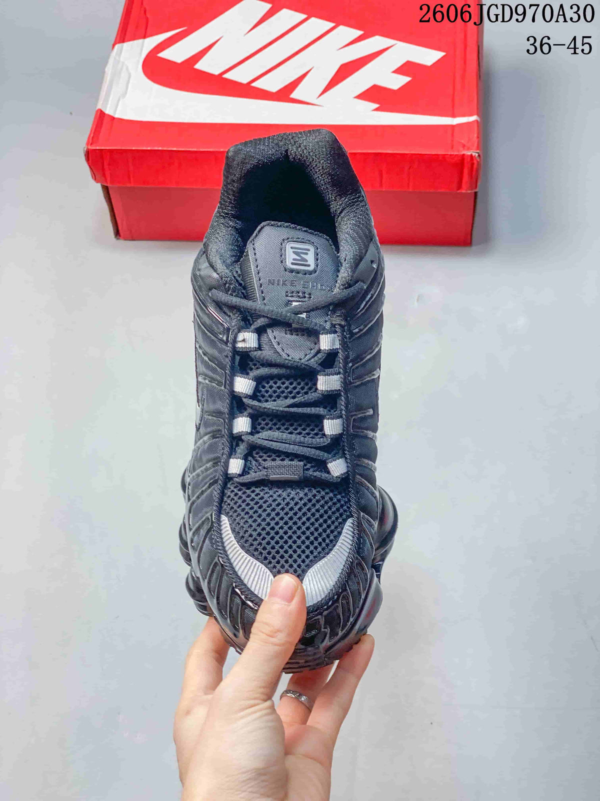Nike Shox TL Black and Silver Sneakers CL0987-002