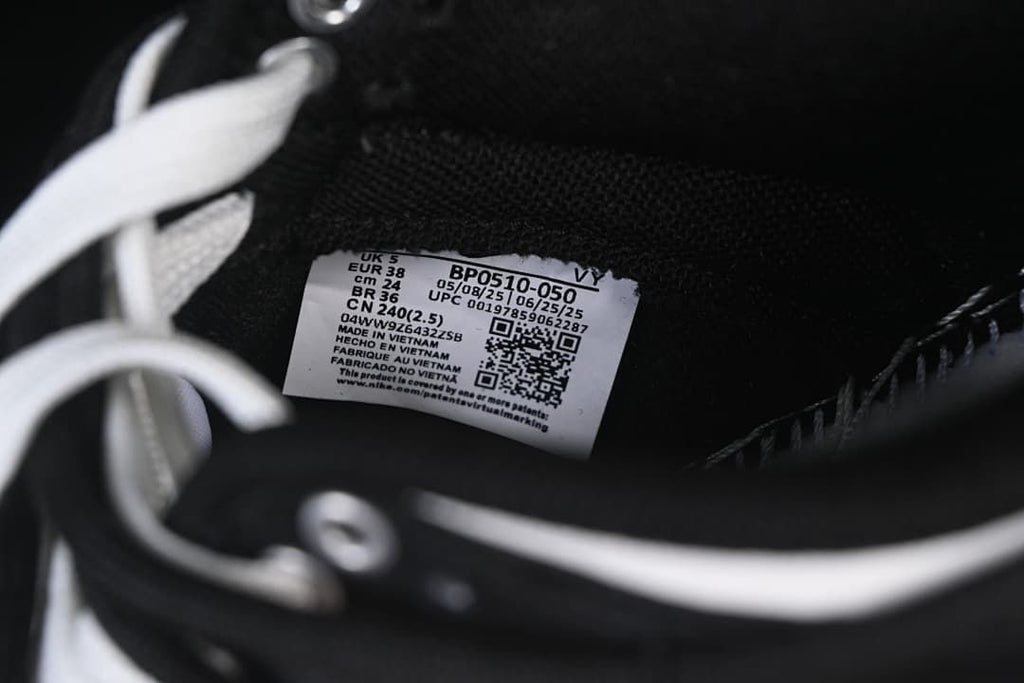 Nike Dunk Low Retro Black White Pink Sneakers