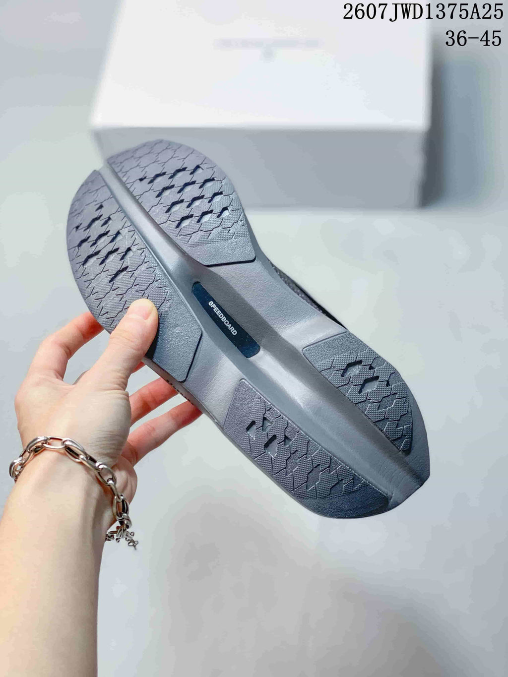On Cloudboom Volt PAF Gray Running Sneakers