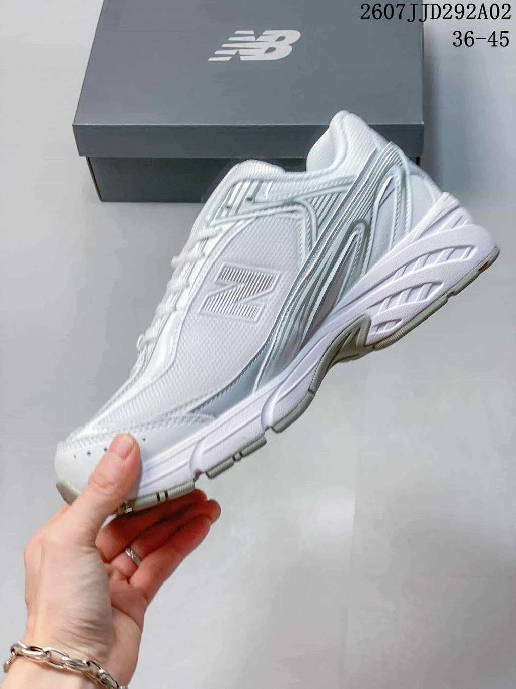 New Balance 509 Sneakers White Grey 2607JJD292A02