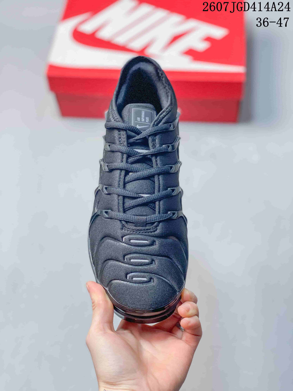 Nike Air VaporMax Plus Black Sneakers 2607JGD414A24