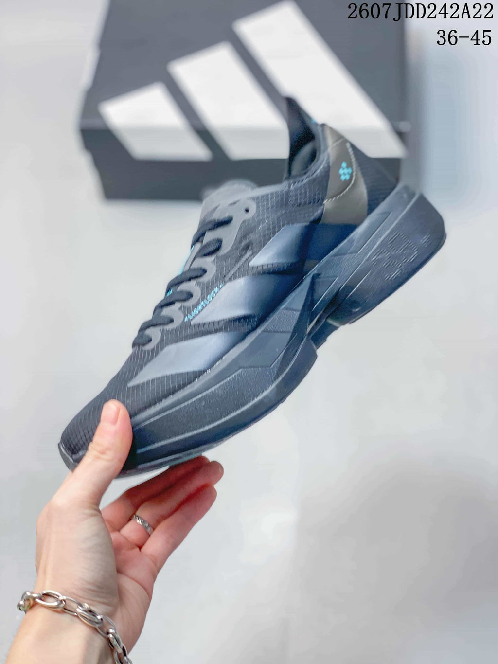 Y-3 Adios Pro 4 Dark Gray Low-Top Sneakers 2607JDD242A22