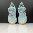HOKA Clifton 9 Running Shoes – Mint and Yellow