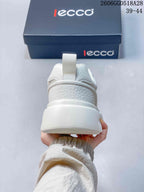 ECCO White Lace-Up Platform Sneakers 2606GGD518A28