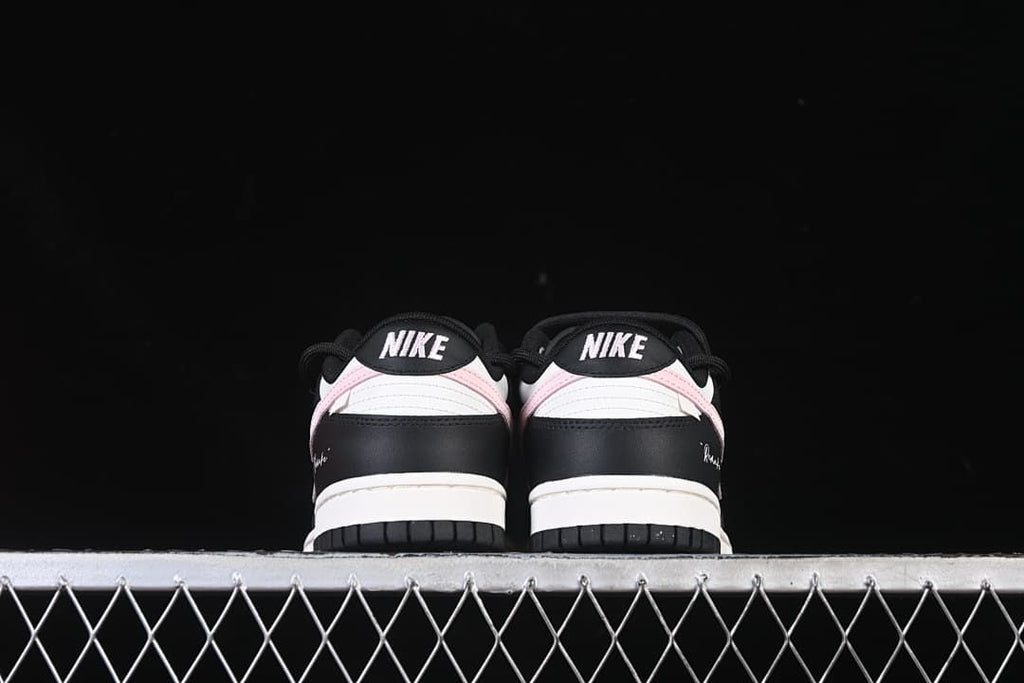 Nike Dunk Low Retro Black White Pink Sneakers