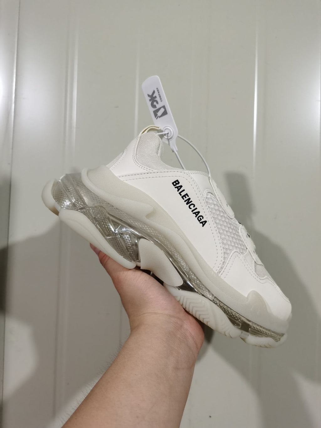 Balenciaga Triple S Sneakers White Clear Sole 0315
