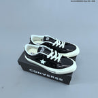 Converse One Star Low-Top Lifestyle Sneakers, Black and White