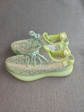 Yeezy 350 V2 Knit Sneakers in Lime Green and Mint