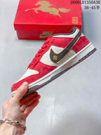 Nike SB Dunk Low Year of the Horse Red Cream Sneakers