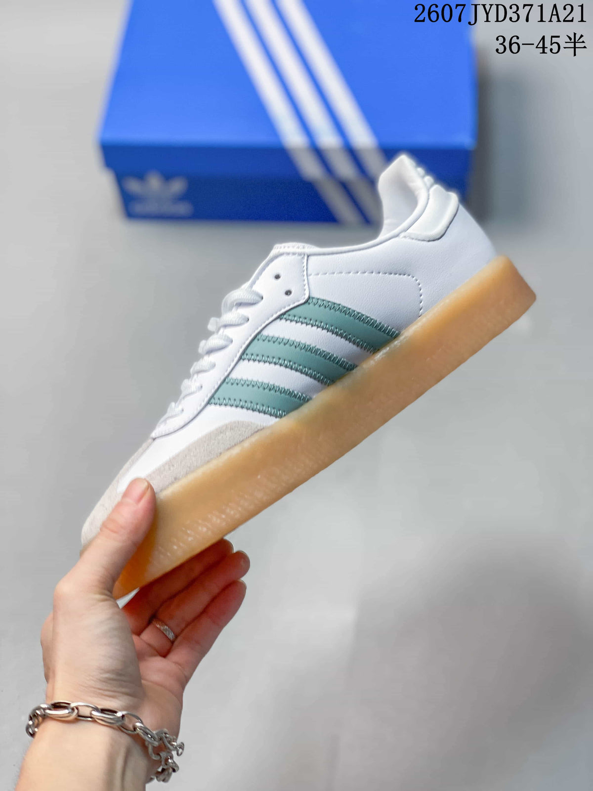 adidas Sambae Women’s Sneakers White Mint Gum Sole