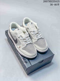 Nike SB Dunk Low Pro Sneakers White Grey 2607ND235A25