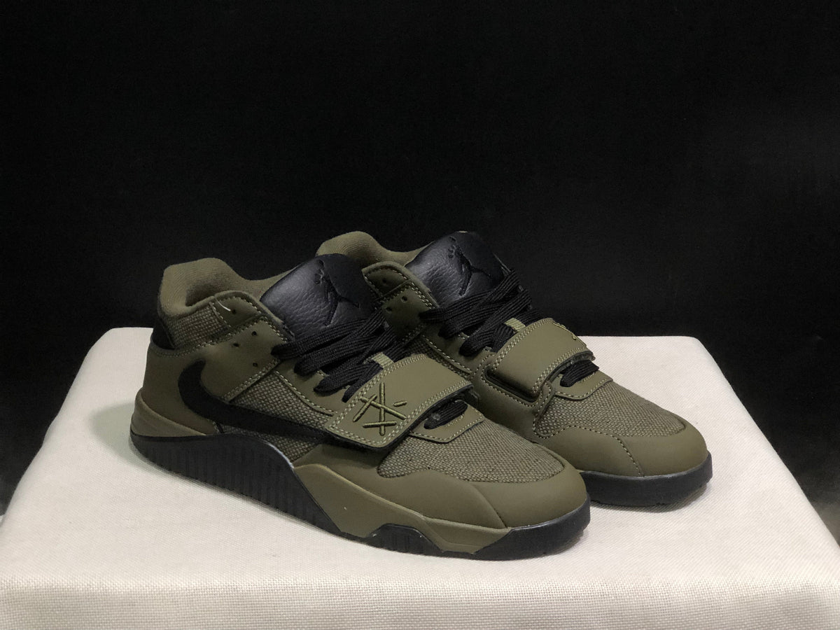 Jordan Jumpman Jack Travis Scott Olive Black Sneakers