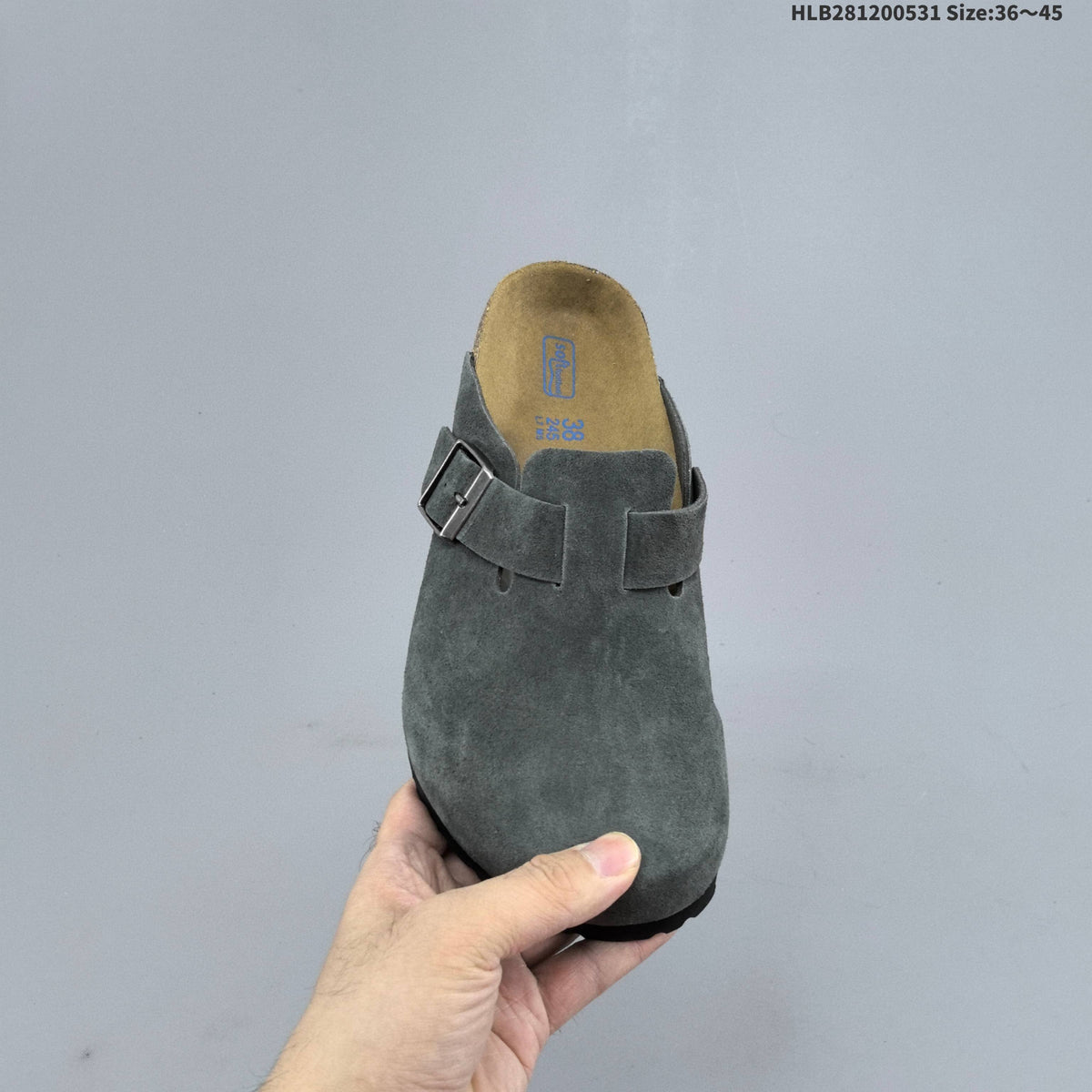 Birkenstock Boston Shearling Clog in Gray