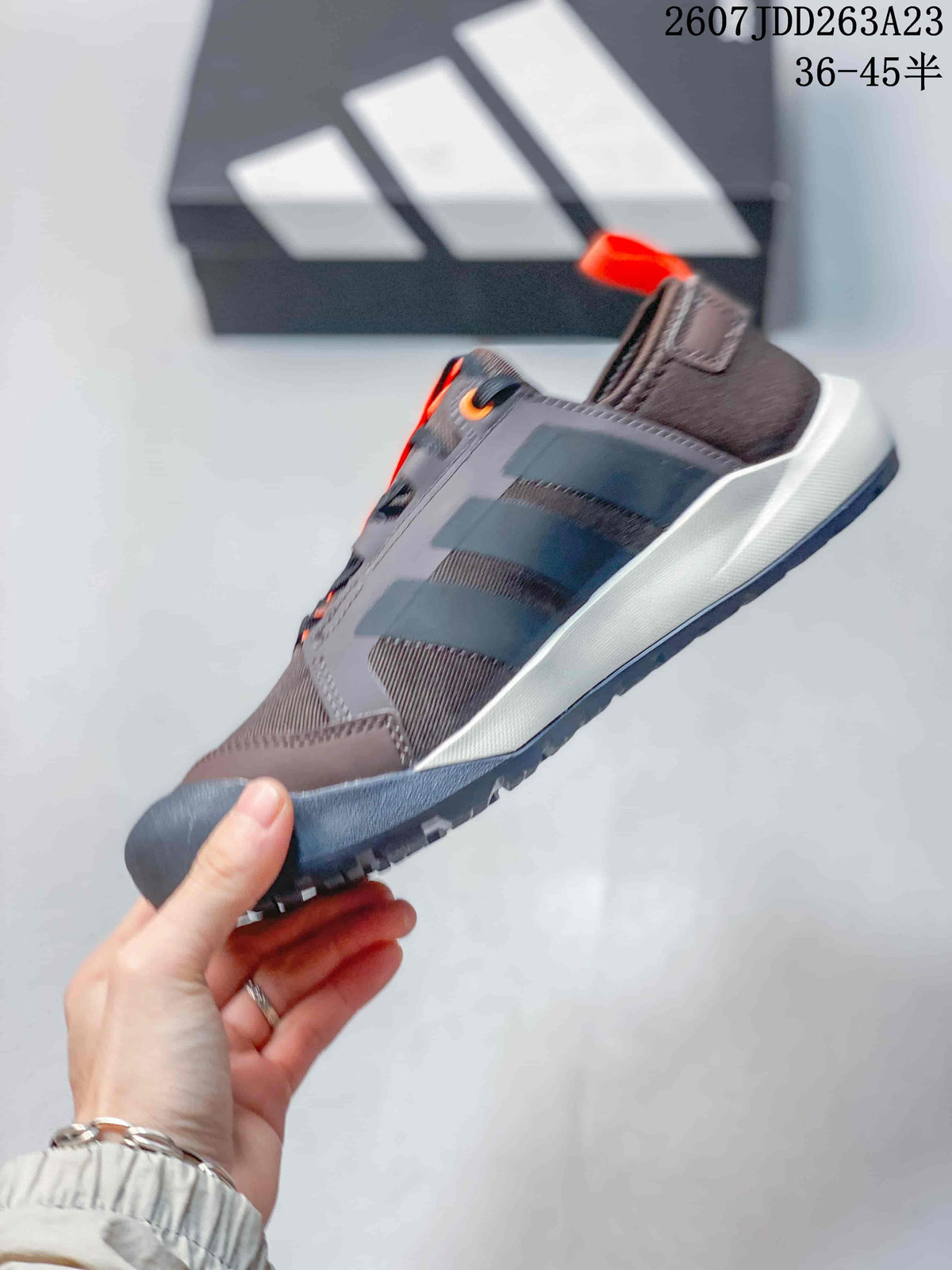 adidas TERREX Daroga CORDURA Outdoor Sneakers Brown Orange