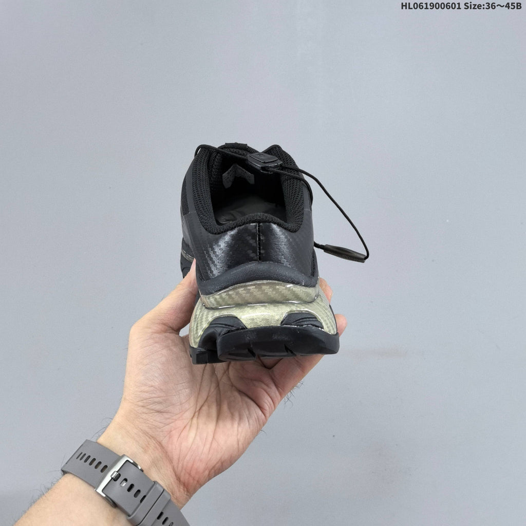 Salomon XT-4 Mule Sneakers in Black and Silver