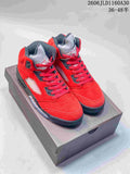 Jordan Air Jordan 5 High-Top Sneakers in Red and Black