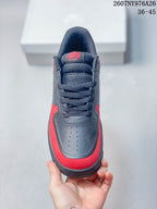 Nike Air Force 1 '07 LV8 Black Red Sneakers RJ1988-007