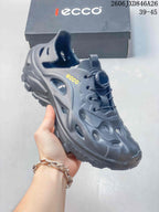 Ecco Gray Outdoor Clogs with Lace-Up Closure