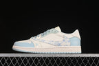 Travis Scott x Fragment Air Jordan 1 Low OG SP Blue Sneakers