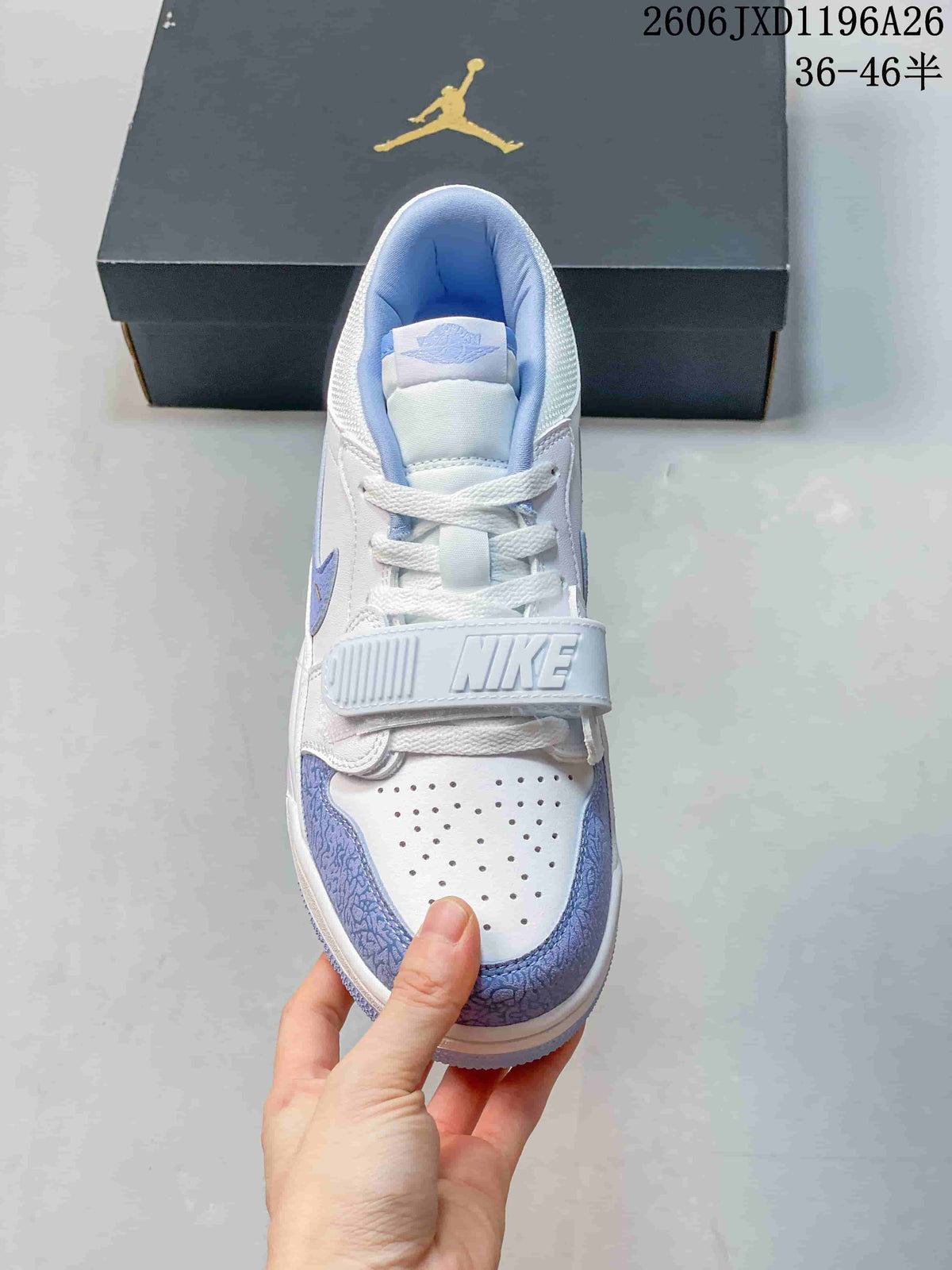 Air Jordan Legacy 312 Low Sneakers in White and Blue