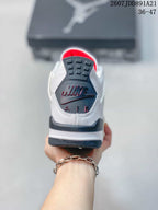 Nike Air Jordan 4 Retro Sneakers White Black Red IM4002-100