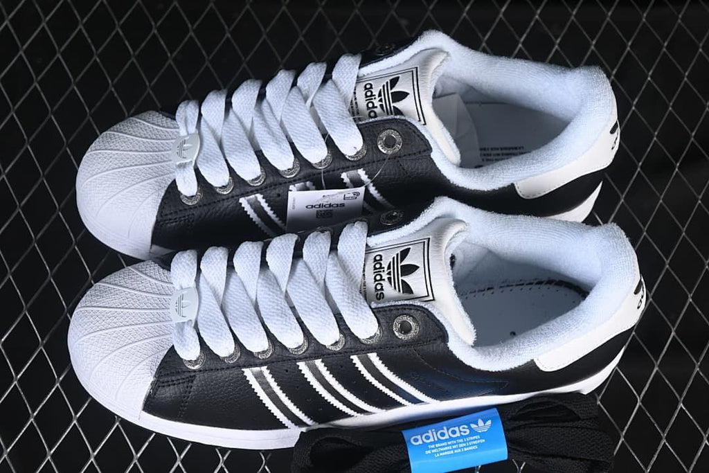 Adidas Superstar II JQ0314 Black and White Sneakers