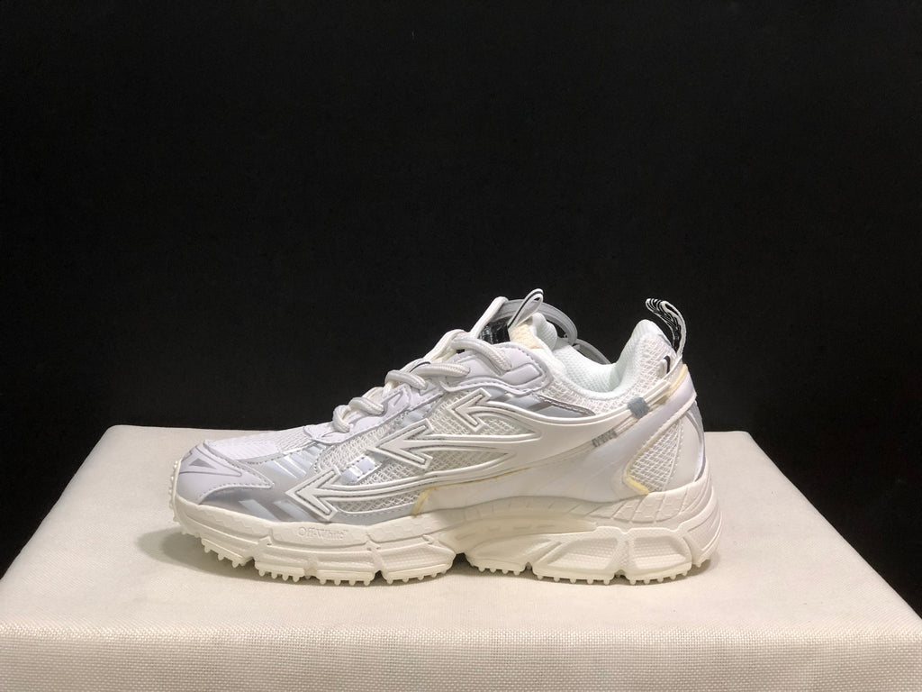 Off-White Be Right Back White Lace-Up Sneakers
