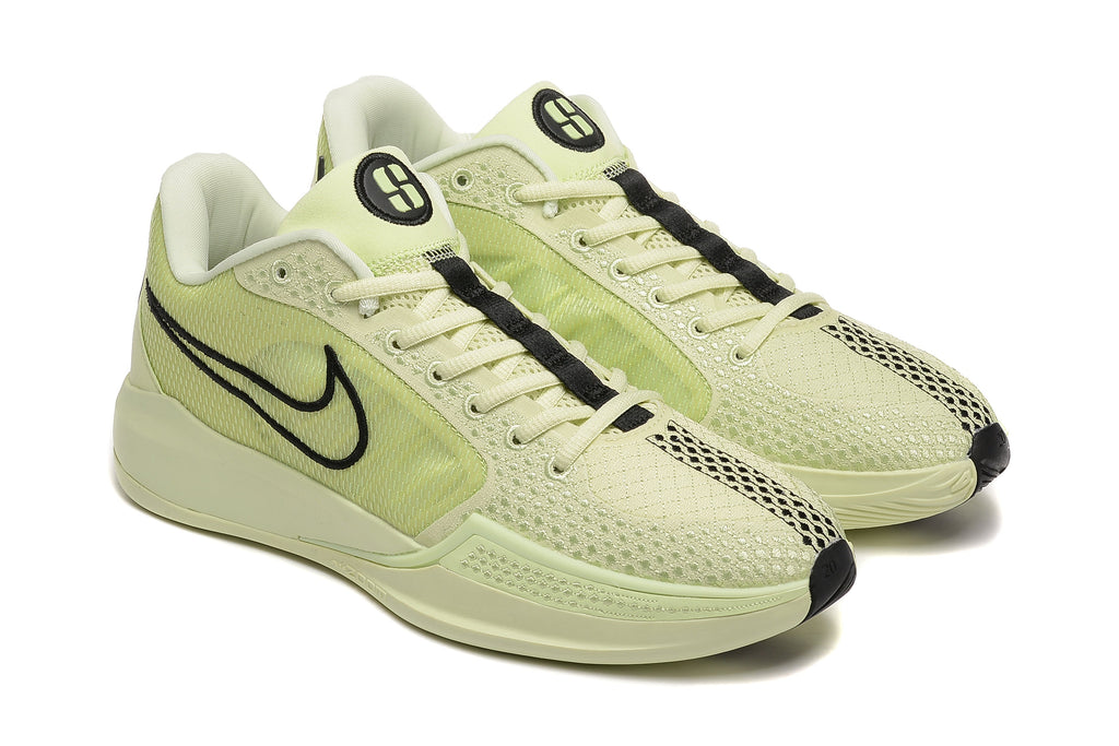 Nike Sabrina 10 Basketball Shoes in Pale Yellow and Black