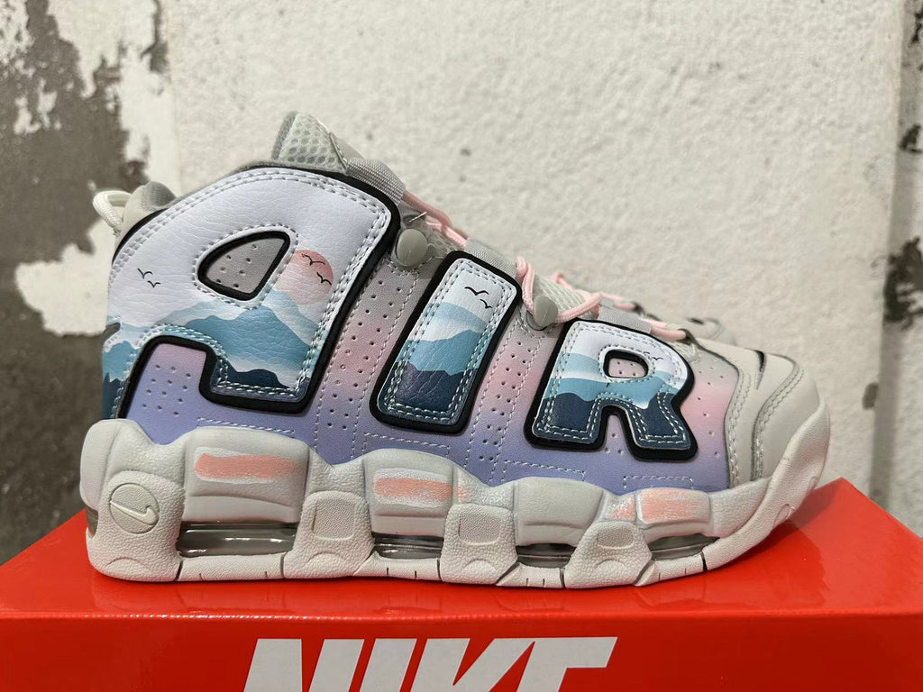 Nike Air More Uptempo Sunset Sneakers