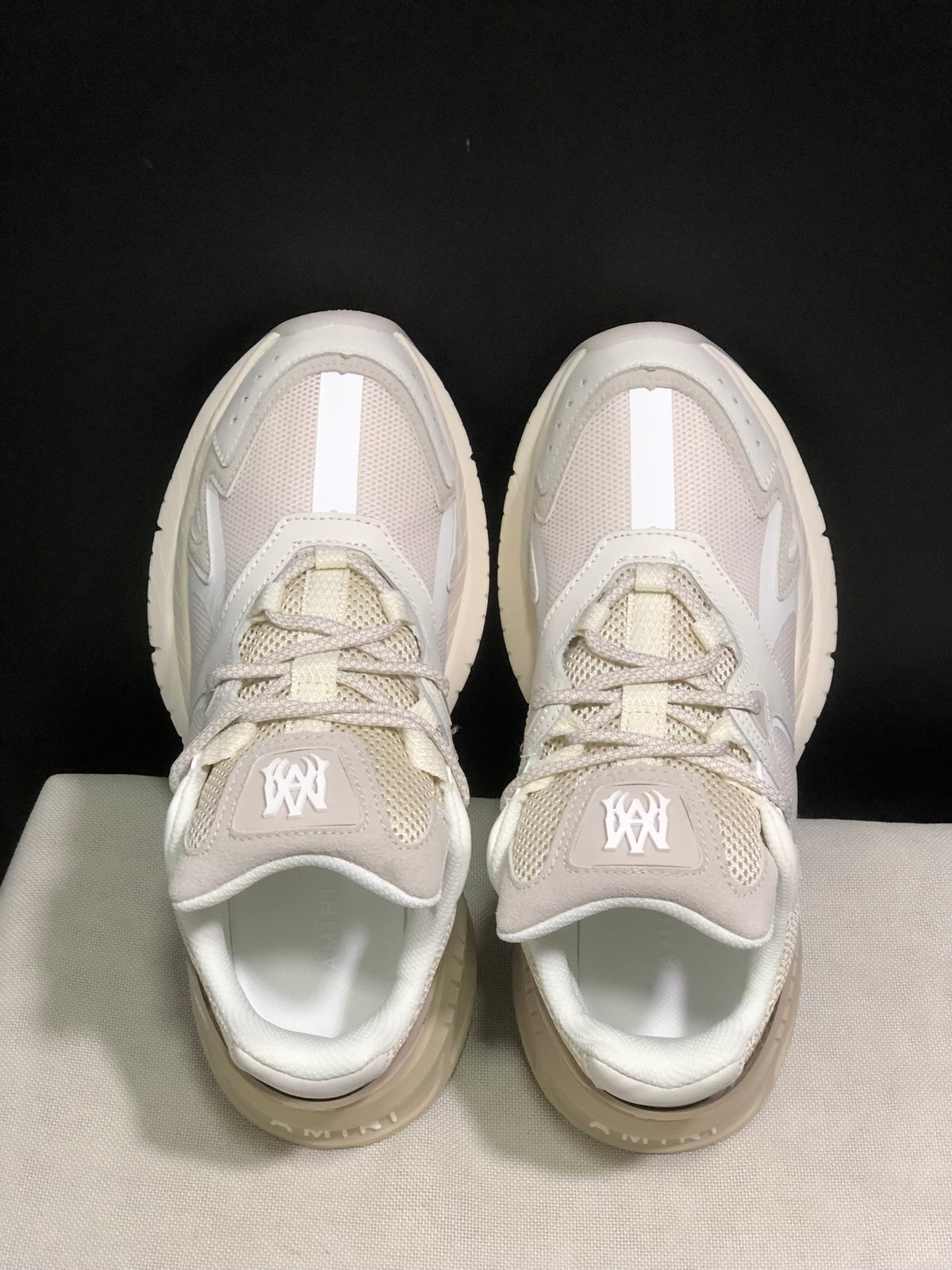 AMIRI MA Runner Sneakers Bone White