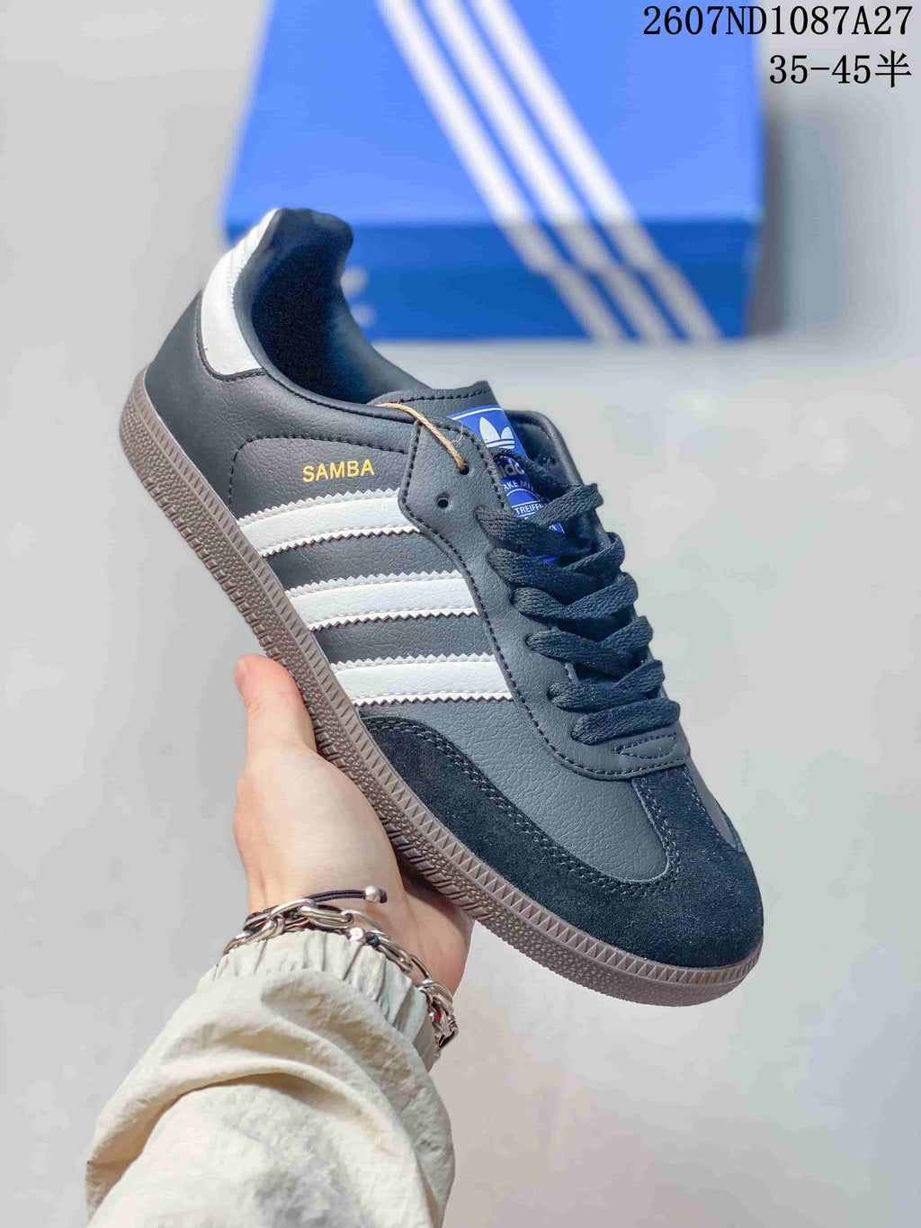 adidas Samba ADV Black White Sneakers 2607ND1087A27