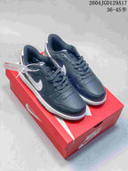 Nike Big Low Men's Low-Top Sneakers, Navy and White 355152
