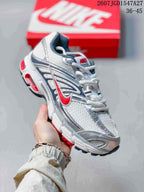Nike Air Max Moto 2K Sneakers White Silver Red