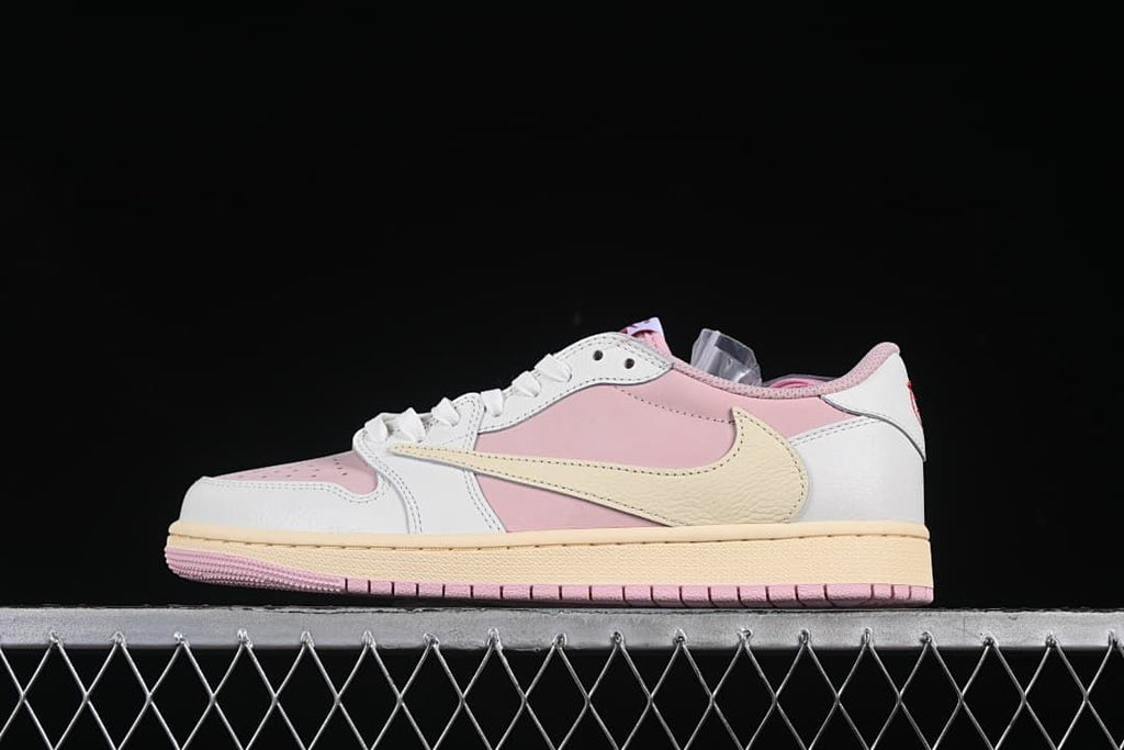 Jordan 1 Low OG Pink and Sail Sneakers DM7866-600
