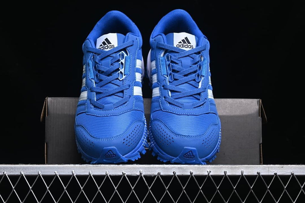 adidas S77540 Blue Mesh Trail Sneakers