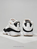 Jordan 8 Sneakers White Black Pink