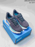 HOKA Arahi 8 Wide Running Shoes in Charcoal and Blue