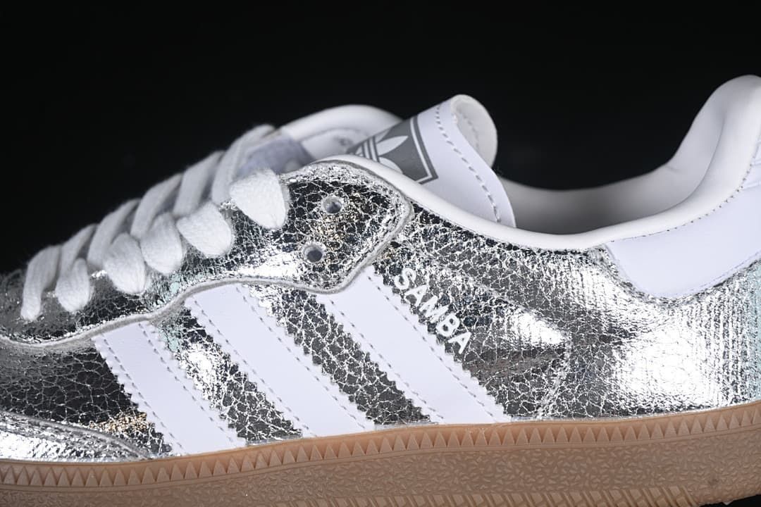 Adidas Samba OG JR0035 Silver Metallic Sneakers