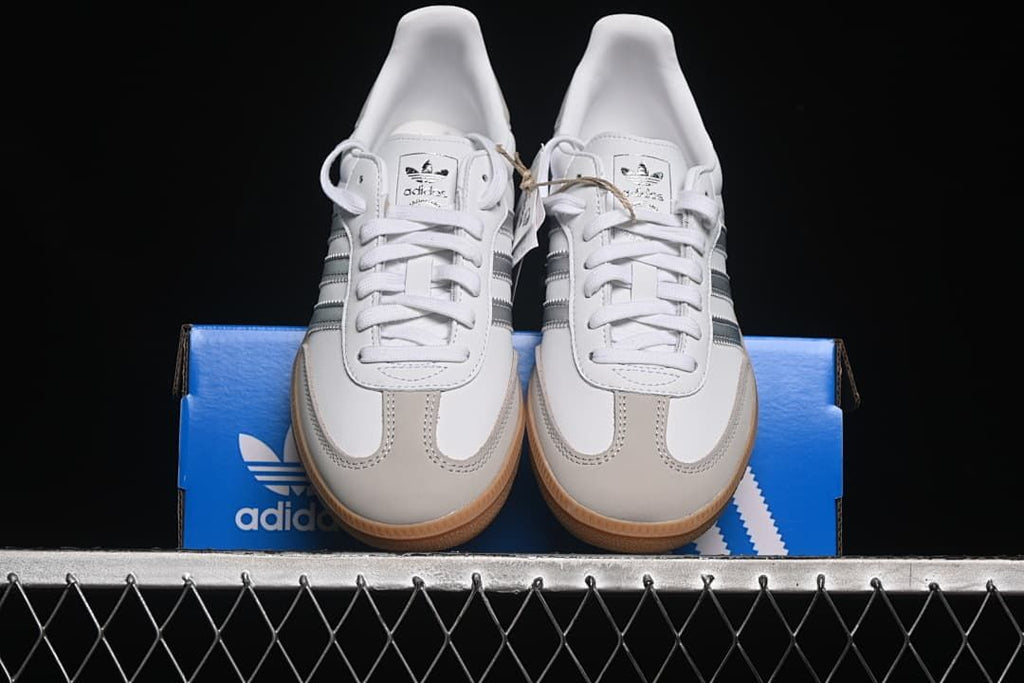 adidas Samba OG JI2725 White Silver Gum Sneakers