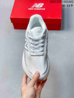 New Balance Fresh Foam X Running Shoes, White and Silver, MELPS05S