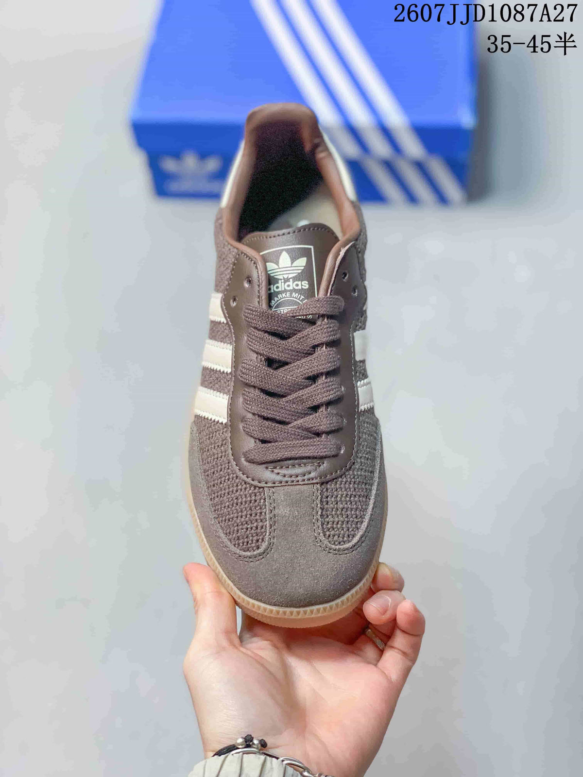 adidas Samba ADV Sneakers Brown White Gum Sole 2607JJD1087A27