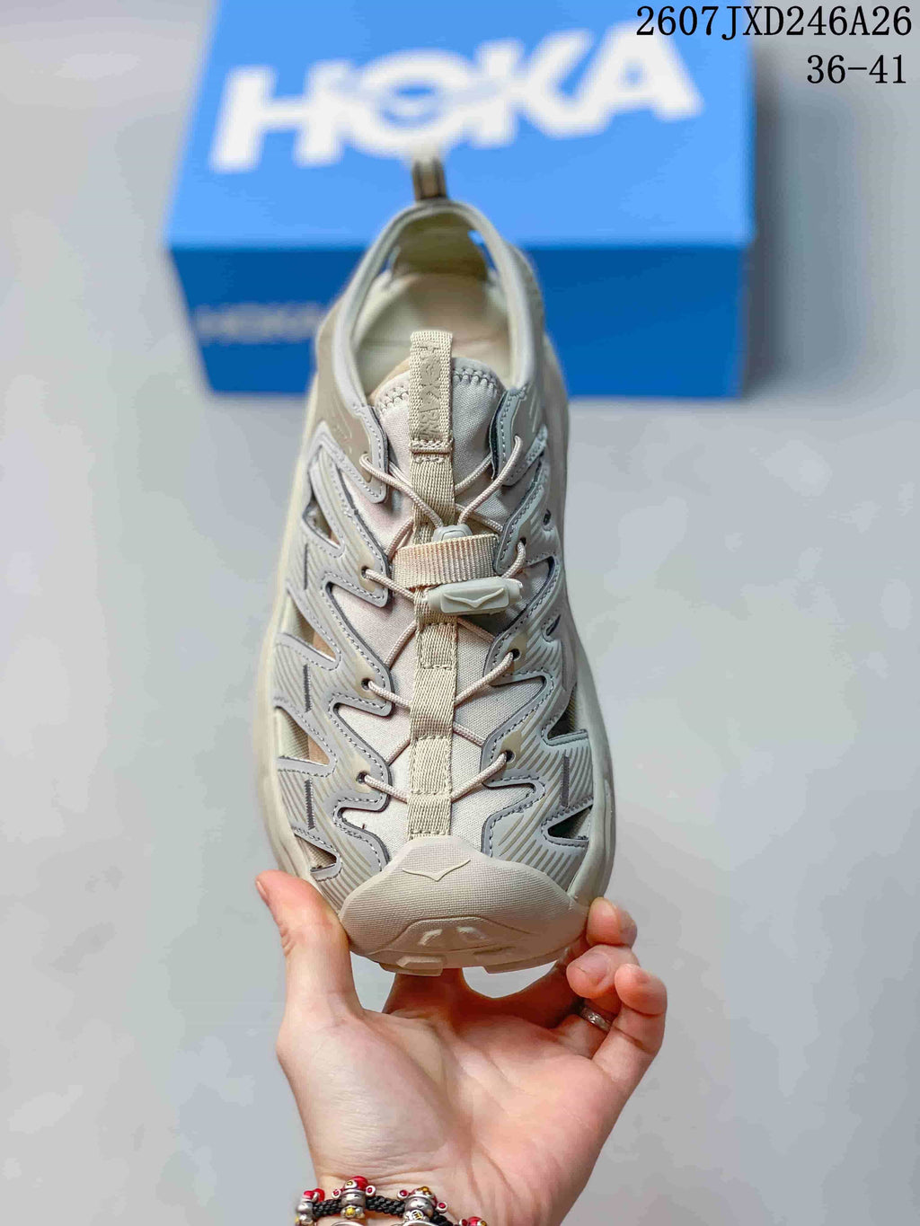 HOKA Hopara Outdoor Sandals Beige